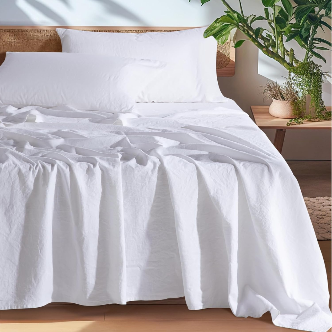 Natural European Linen Sheet